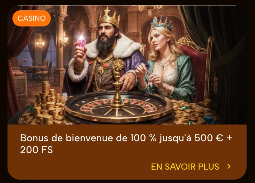 Meilleurs bonus de casino en ligne et offres de bienvenue