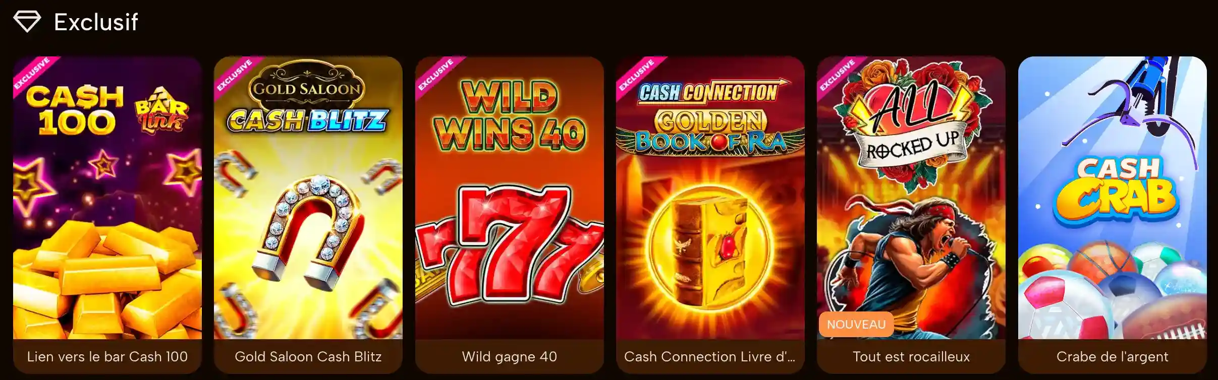 Jeux et avantages exclusifs pour les membres VIP